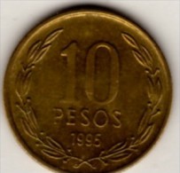 1995 Cile - 10 Pesos - Cile