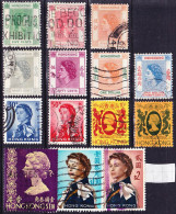 2015-0221 Lot 4 Hong Kong George VI And Elizabeth II Used O - Usati