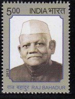 India MNH 2013. Raj Bahadur, Politician - Unused Stamps