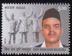 India MNH 2013, Shiv Ram Hari Rajguru,  Indian Revolutionary, Killed Police Officer, Hindustan Socialist Republican Army - Neufs