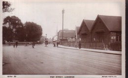 Old Postcard :  "High Street, Lewisham"   B/W Real Photo, By Rotary Photo Co - London Suburbs