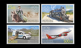 Kirgizië / Kyrgyzstan - Postfris / MNH - Complete Set Post Transport 2014 NEW!!! VERY RARE!!! - Kirghizistan