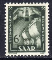 Sarre Occupation Française N° 285 XX  6  F. Vert Foncé Sans Charnière TB - Unused Stamps