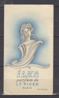 Carte Parfumée - Ilka - Parfum De L.T. Piver - Paris - Profumeria Antica (fino Al 1960)