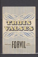 Carte Parfumée - Trois Valses  - Parfums Forvil - Paris - Vintage (until 1960)