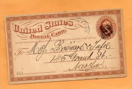 United States 1894 Card Mailed - ...-1900