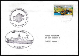 ARCTIC,GERMANY, FS"VALDIVIA" , Cruise 1987, 2 Cachets ,look Scan !! 18.3-36 - Spedizioni Artiche