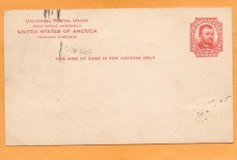 United States Old Card - ...-1900