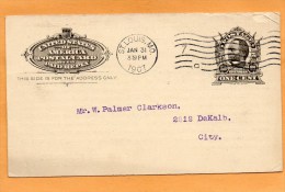 United States 1907 Card Mailed - 1901-20