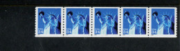 306743831 2001 POSTFRIS MINT NEVER HINGED  SCOTT 3476 Pcn Strip5 Pl 1111 - Numéros De Planches