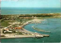 Nordseebad Norderney - Luftaufnahme - Hafen - Port - Aerial View - 1974 Gelaufen - Norderney