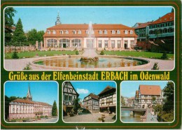 Grüsse Aus Elfenbeinstadt Erbach Im Odenwald - Germany - 1991 Gelaufen - Erbach
