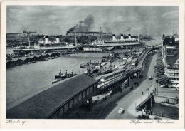 Hamburg - Hafen Und Vorsetzen - Port - Harbour - Ship - 9477 - Germany - Nicht Gelaufen - Harburg