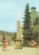 Johanngeorgenstadt , Schwarzenberg - Posmeilensäule - Germany - Gelaufen - Johanngeorgenstadt