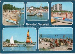 Ostseebad Sierksdorf - Strand - Beach - Sailing Boat - Germany - 1985 Gelaufen - Sierksdorf