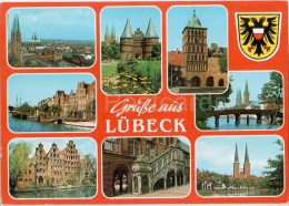 Grüsse Aus Lübeck - Hansestadt - Germany - 1985 Gelaufen - Luebeck