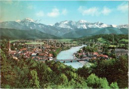 Bad Tölz Mit Isartal - Bayerische Alpen - Germany - 1978 Gelaufen - Bad Toelz