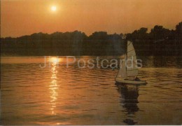 Abendstimmung Am Wannsee - Berlin - Segelboot - Sailing Boat - C 2786 - Germany - 1976 Gelaufen - Wannsee