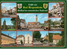 Grüsse Aus Bad Mergentheim - Heilbad Im Romantischen Taubertal - Schlosskirche - Burgstrasse - Mer 618 - 1995 Gelaufen - Bad Mergentheim