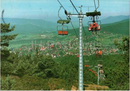 Luftkurort Bodenmais - Silberbergsesselbahn Mit Blick Auf Bodenmais Und Zellertal - Bmai 551 - Germany - 1985 Gelaufen - Bodenmais