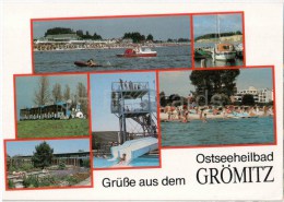 Grüsse Aus Dem Ostseeheilbad Grömitz - 2433 - Germany - 1991 Gelaufen - Groemitz