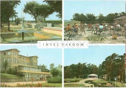 Insel Usedom - Zinnowitz Sportanlage Haus Schmirgal -Trassenheide Konsum Strandhalle Kurpark - Germany - 1974 Gelaufen - Zinnowitz