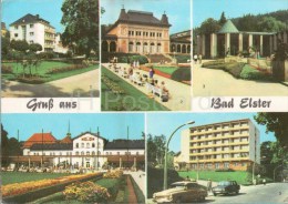 Gruss Aus Bad Elster - Haus Parsifal - Kurhaus - Moritzquelle - Badehaus - Germany - 1974 Gelaufen - Bad Elster