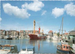 Cuxhaven - Feuerschiff "Elbe 1" In Der Marina Am Alten Hafen - Schiffpost MS First Lady - Germany - 1994 Gelaufen - Cuxhaven