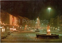 Bayeruth - Marktplatz Mit Weihnachtsbaum - 8580 - Germany - 1972 Gelaufen - Bayreuth