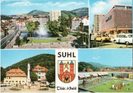 Suhl , Thür. Wald - Stadtzentrum - Warenhaus Centrum - Markt - Kindergarten - Germany - Gelaufen - Suhl