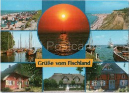 Grüsse Vom Fischland - Strand - Hafen - Beach - Harbour - Germany - 1992 Gelaufen - Fischland/Darss