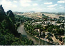 Blick Von Der Gans Auf Bad Münster Am Stein Mit Dem Rheingrafenstein 136 M Und Ebernburg - Mü 525 - Germany - Ungelaufen - Bad Muenster A. Stein - Ebernburg