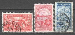 Brasil Brazil 1908-1909 Mi 177-179 - Used Stamps