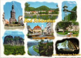 Bad Schandau In Der Sächsischen Schweiz - Kneippkurort An Der Elbe - Germany - 2005 Gelaufen - Bad Schandau