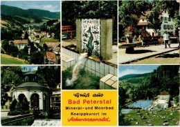 Gruss Aus Bad Peterstal - Mineral- Und Moorbad Kneippkurort Im Schwarzwald - Germany - 1972 Gelaufen - Bad Peterstal-Griesbach