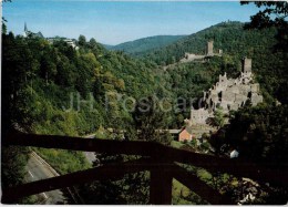 Manderscheid , Vulkaneifel - Ober- Und Niederburg - Castle - Germany - 1993 Gelaufen - Manderscheid