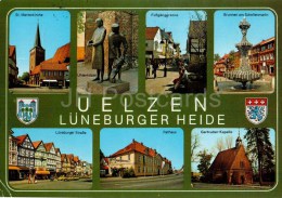 Uelzen , Lüneburger Heide - St. Marienkirche - Uhlenkörper - Rathaus - EUROPA CEPT - Germany - 1987 Gelaufen - Uelzen