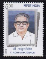 India MNH 2013,   Achutha Menon, Politician - Unused Stamps