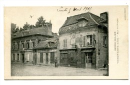 CPA  02  :  VIC SUR AISNE  Rue De Noyon Avec Commerces  1917    A  VOIR   !!!! - Vic Sur Aisne
