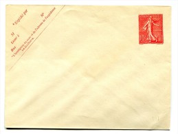 Entier Postal - Enveloppe Yvert 129-E1 - Date 533 - Semeuse Lignée - Cote 17.50 Euros - R 1725 - Sobres Tipos Y TSC (antes De 1995)