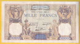 BILLET FRANCAIS - 1000 Francs Cérès Et Mercure 27.10.1938 TB+ - 1 000 F 1927-1940 ''Cérès E Mercure''