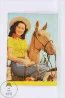 1962 Small/ Pocket Calendar - Cinema/ Movie Actress - Deanna Durbin ?? Actress - Kleinformat : 1961-70