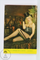 Vintage 1967 Small/ Pocket Calendar - Pin Up Sexy Blonde Lady In Stockings - Tamaño Pequeño : 1961-70