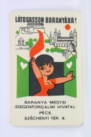 Vintage 1968 Small/ Pocket Calendar - Hungarian Advertising Calendar - Tamaño Pequeño : 1961-70