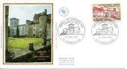 FRANCE. N°1645 De 1970 Sur Enveloppe 1er Jour (FDC). Abbaye De Chancelade. - Abbeys & Monasteries