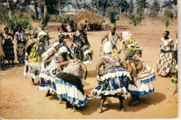 CPSM - NIGERIA - Acrobatic Dancers - Danses - Nigeria