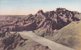 Going Up To The Pinnacles The Badlands Nat Monument South Dakota Hand Colored Albertype - Other & Unclassified