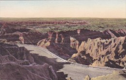 Down From The Pinnacles The Badlands Nat Monument South Dakota Hand Colored Albertype - Andere & Zonder Classificatie