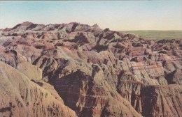 Lost Trail Barrier The Badlands Nat Monument South Dakota Hand Colored Albertype - Other & Unclassified