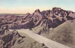 Going Up To The Pinnacles The Badlands Nat Monument South Dakota Hand Colored Albertype - Other & Unclassified